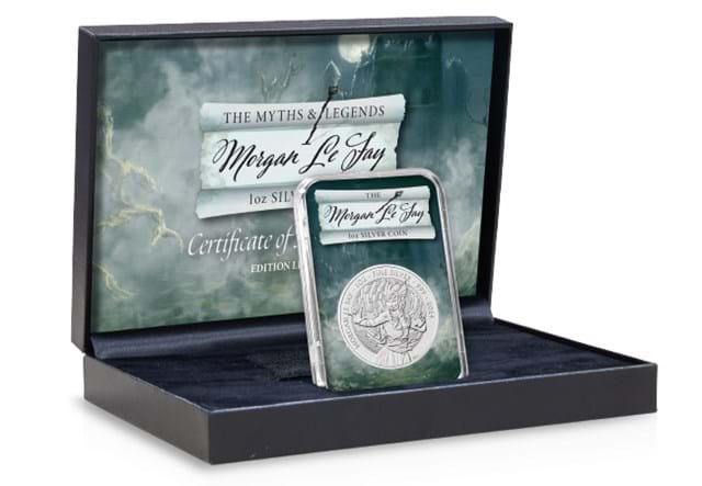 HRG3 Morgan Le Fay 1Oz Silver Bullion Coin In Box Whole Product