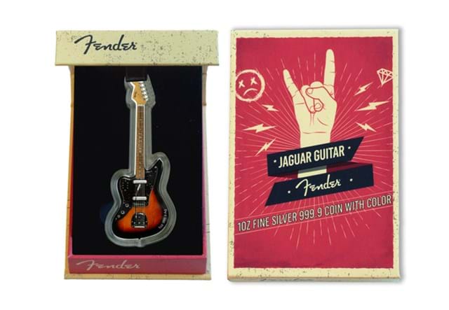 2024 Fender Jaguar Guitar Coin Box With Outer