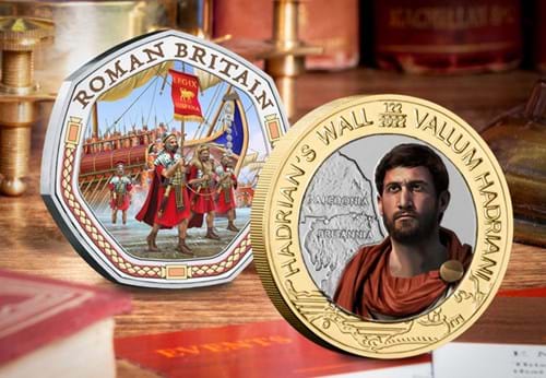 Roman Britain Coin And Commemorative Pair Lifestyle 02