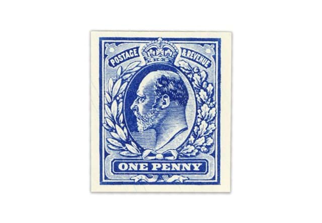 The King Edward VII 1D Trial Stamp
