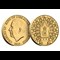 2023 Gibraltar Coronation Round Pound Obverse and Reverse