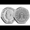 2023 Gibraltar Coronation 50p Obverse and Reverse