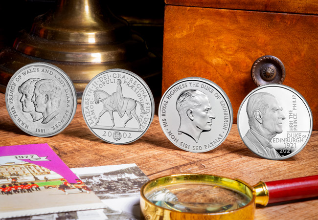 Decades of Queen Elizabeth II Crown Collection