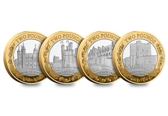 Castles Silver £2 ALL REV