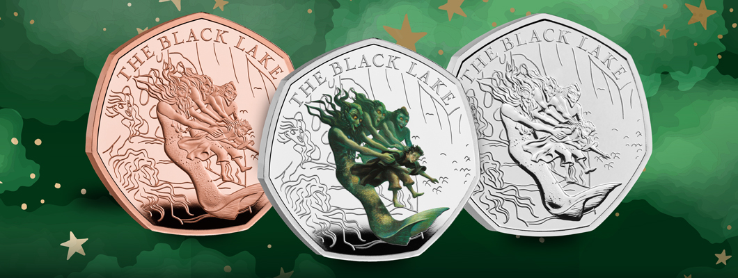 The UK 2024 Harry Potter Black Lake 50p Range