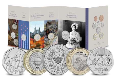 This 2025 Annual Coin Set BU Pack, issued by The Royal Mint features 5 commemorative coins and 8 definitive coins issued in 2025. Each coin has been struck to a Brilliant Uncirculated standard.