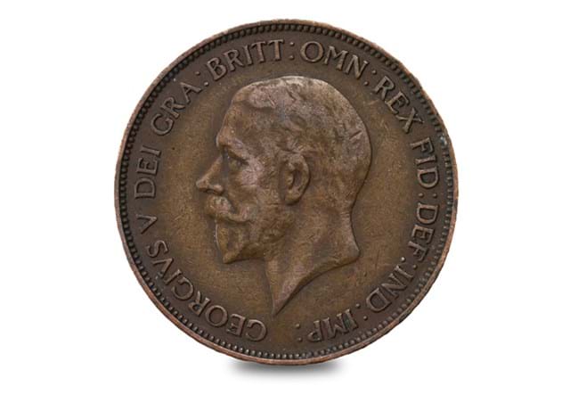 1935 George V Penny Obv