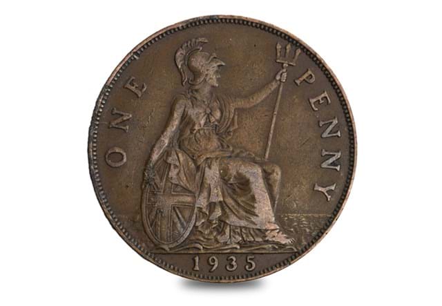 1935 George V Penny Rev