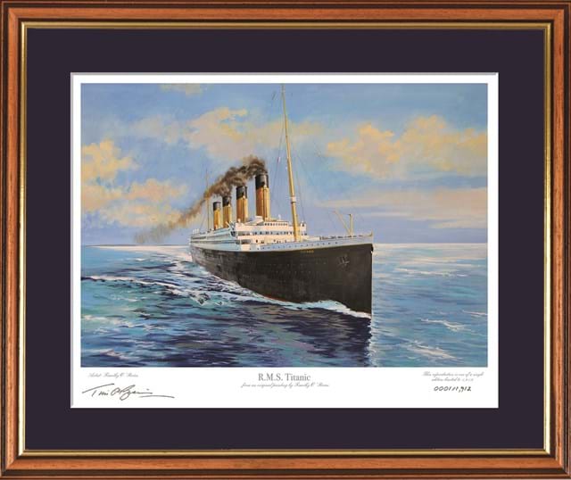 M971 Titanic Framed Print Copy