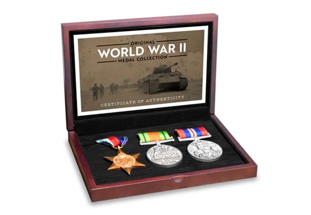 WWII Medal Collection Box Shot