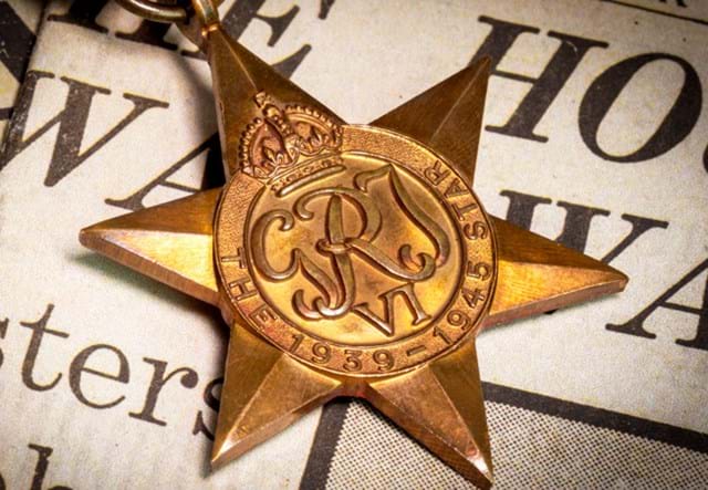 WWII Medal Collection Close Up 01