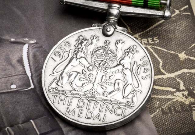 WWII Medal Collection Close Up 02