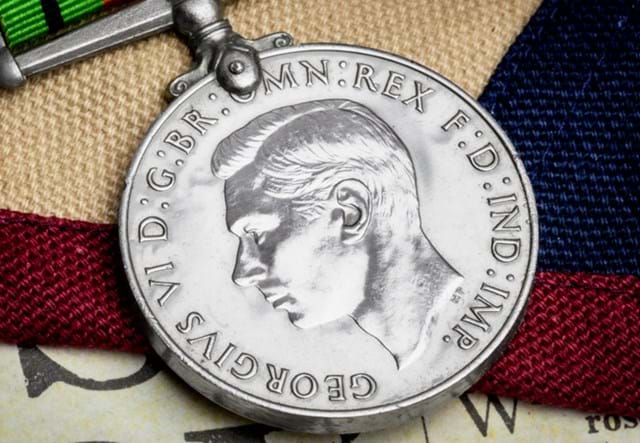 WWII Medal Collection Close Up 04