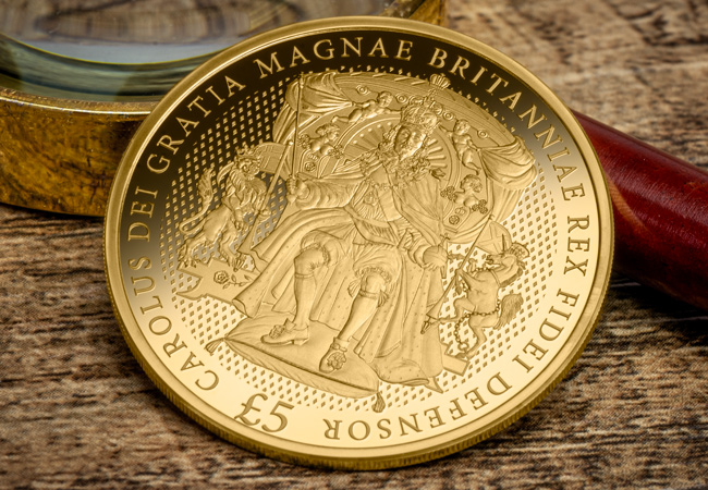 The King Charles I £5 Coin Range