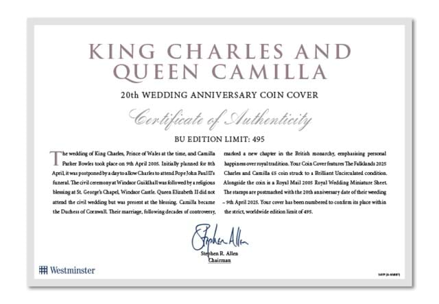 Charles And Camilla 20Th Wedding Anniversary Digital Assets (DY) 3