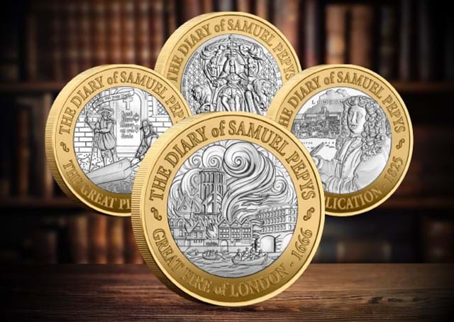DN 2025 Samuel Pepys' Diaries BU Silver £2 Product Inages 2