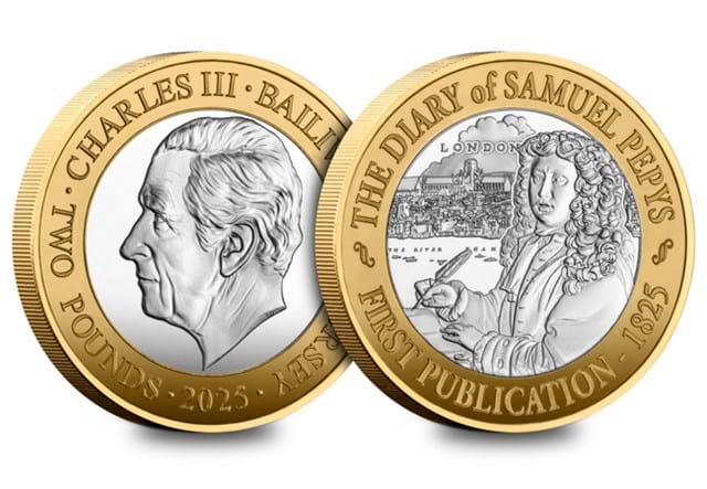 2025 Samuel Pepys Silver £2 First Publication ALL OBV REV