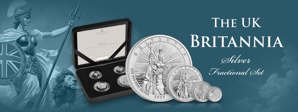 The UK 2025 Britannia Fractional Silver Reverse Set