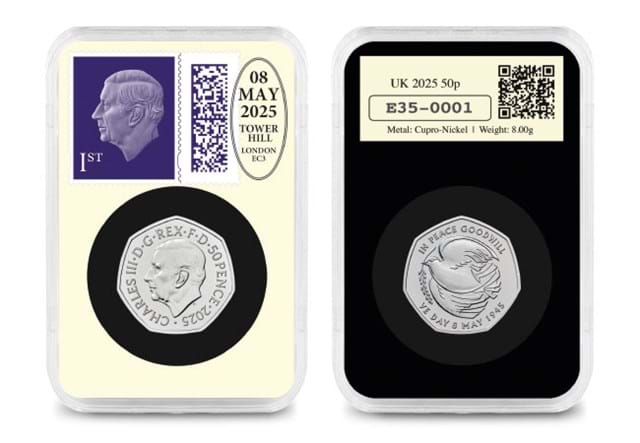 DN 2025 Datestamp VE Day 50P Pair Product Images 2