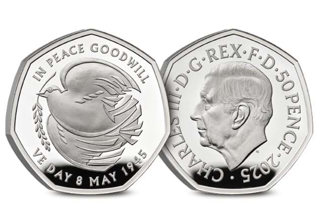DN 2025 VE Day Silver 50P Cover Product Images 3