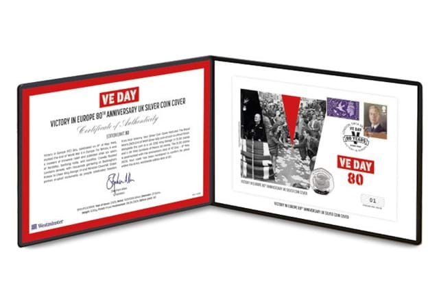 DN 2025 VE Day Silver 50P Cover Product Images 6