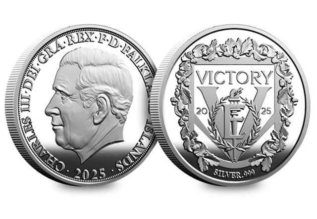 VE Day Sovereign Silver OBV REV