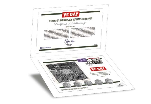 DN 2025 Guernsey VE Day 80Th Anniversary Guernsey Ultimate Coin Cover Product Images 10