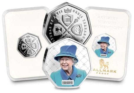 This Silver Proof Queen Elizabeth II Hallmark Proof™ collectible has been hallmarked, expertly struck and finished to a Proof finish. Sealed in a tamperproof capsule.