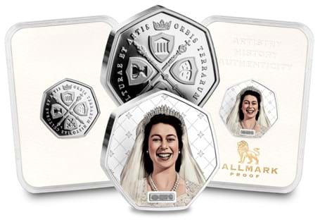 This Silver Proof Queen Elizabeth II Hallmark Proof™ collectible has been hallmarked, expertly struck and finished to a Proof finish. Sealed in a tamperproof capsule.
