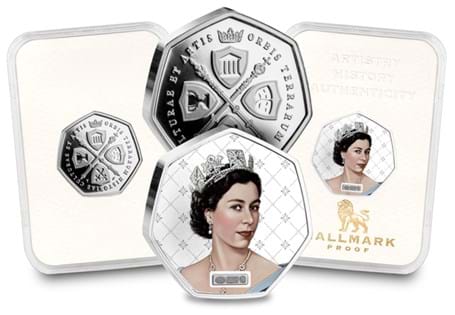 This Silver Proof Queen Elizabeth II Hallmark Proof™ collectible has been hallmarked, expertly struck and finished to a Proof finish. Sealed in a tamperproof capsule.