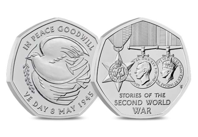2025 WWII 50P Pair Images Change Checker DN 2