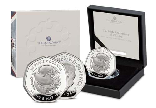 2025 80Th Anniversary Of VE Day 50P Product Images DN 8