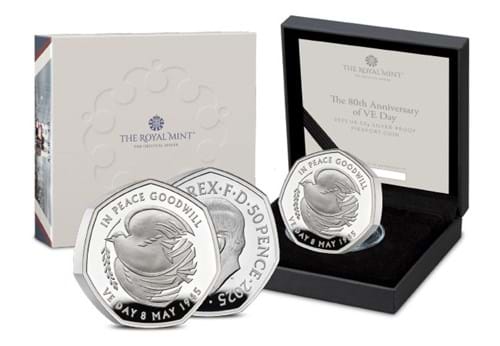 2025 80Th Anniversary Of VE Day 50P Product Images DN 12