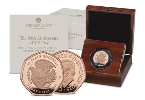 2025 80Th Anniversary Of VE Day 50P Product Images DN 23