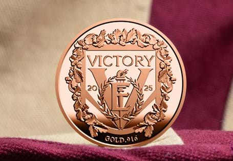This special gold proof sovereign has been issued by Falkland Islands to mark the 80th anniversary of VE Day and has been struck on the anniversary date 8th May 2025. Edition Limit Presentation: 175