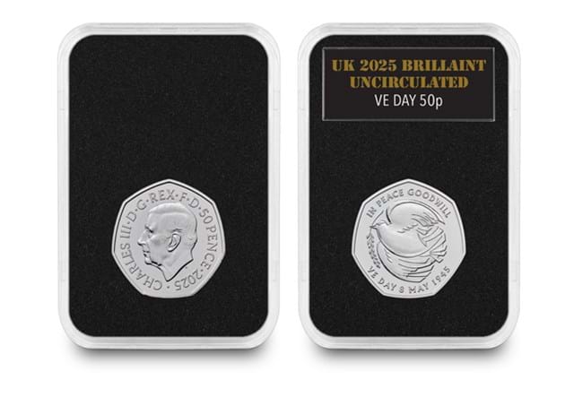 UK 2025 BU VE Day 50P In Everslab