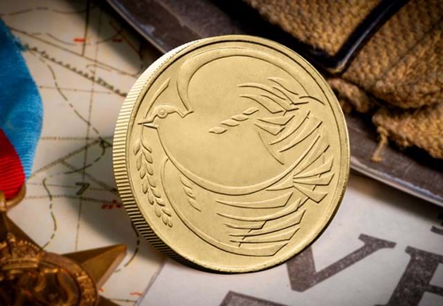VE Day Coin And Stamp Set Lifestyle 02