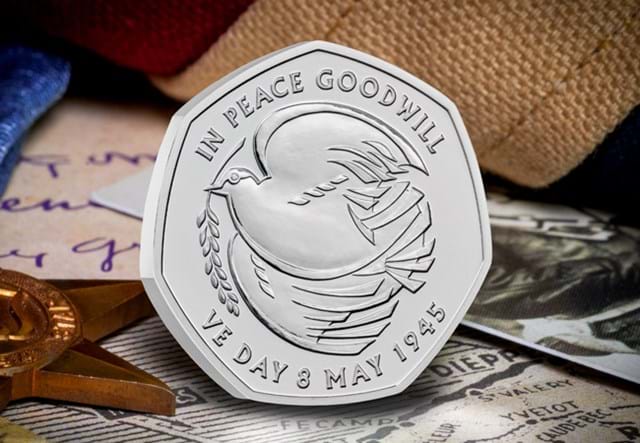 VE Day Coin And Stamp Set Lifestyle 04