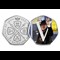 VICTORY Heptagonal Medals Letter V Obv Rev