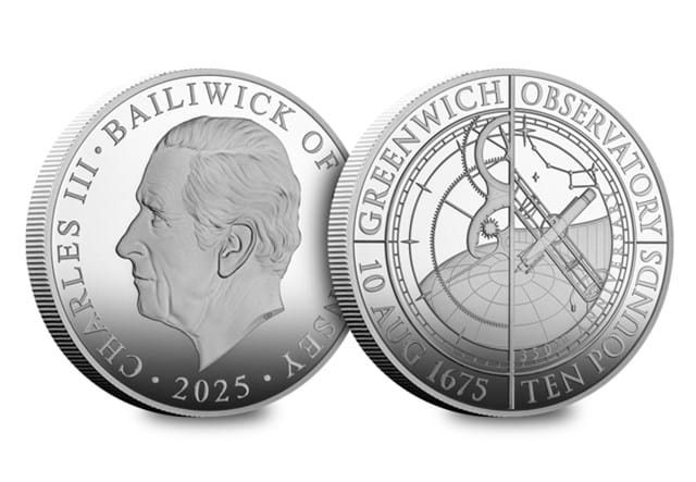 Greenwich Observatory Silver 5Oz Obv Rev