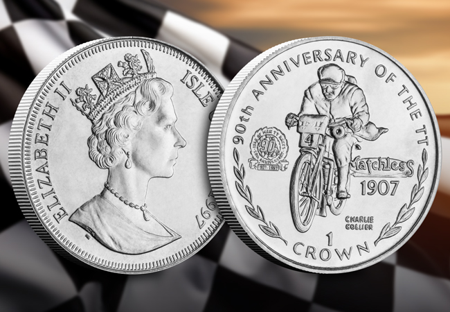 The 1997 Isle of Man TT Racing Crown Coin