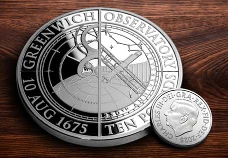 Introducing the 2025 Royal Observatory Silver 5oz Coin, issued to mark 350 years since of scientific discovery and achievement and featuring one of the most technical designs ever.