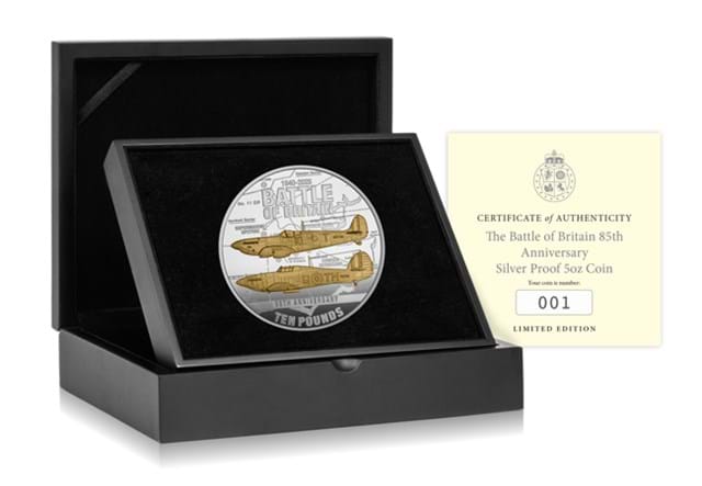 Battle Of Britain Silver 5Oz Box Shot