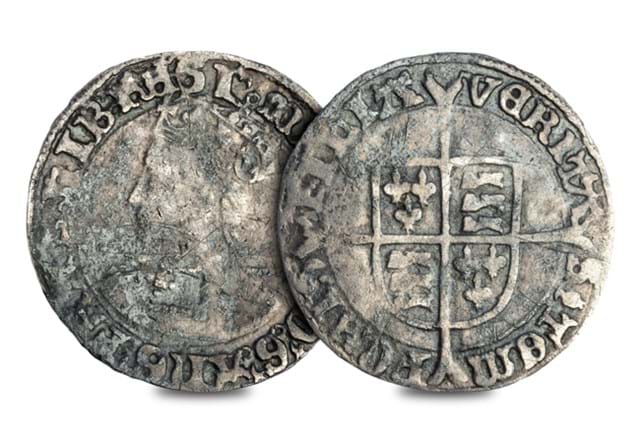 Queen Mary Silver Groat Obv Rev