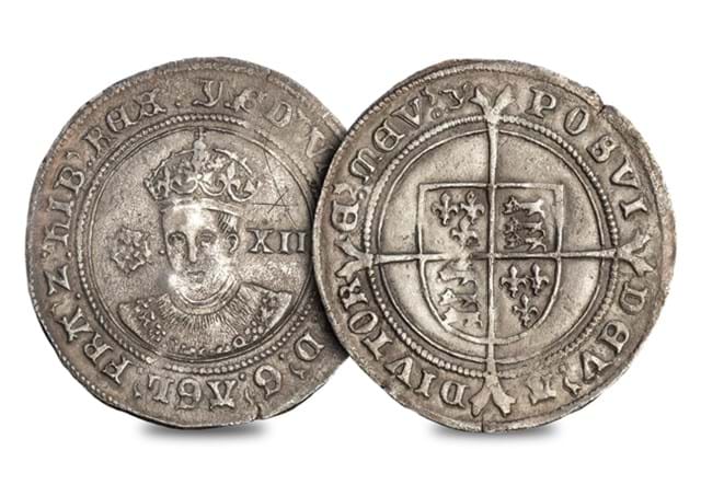 Edward VI Silver Shilling Obv Rev