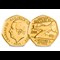Battle Of Britain BU (Guernsey) Gold Plated 50Ps Spitfire Attack OBV REV