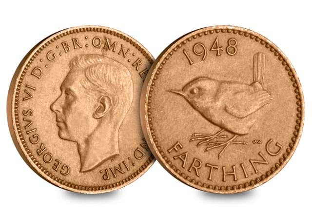 1948 Farthing Obv Rev