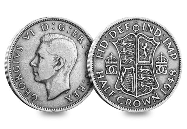 1948 Half Crown Obv Rev