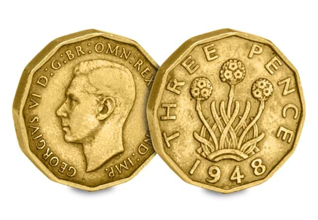 1948 Threepence Obv Rev