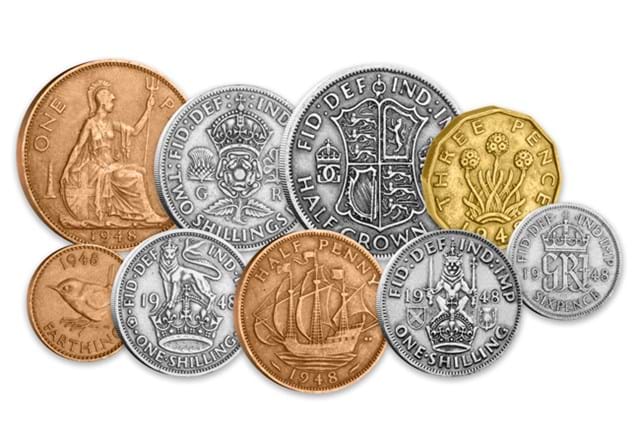 Buckingham Palace Historic Coin Set All Rev
